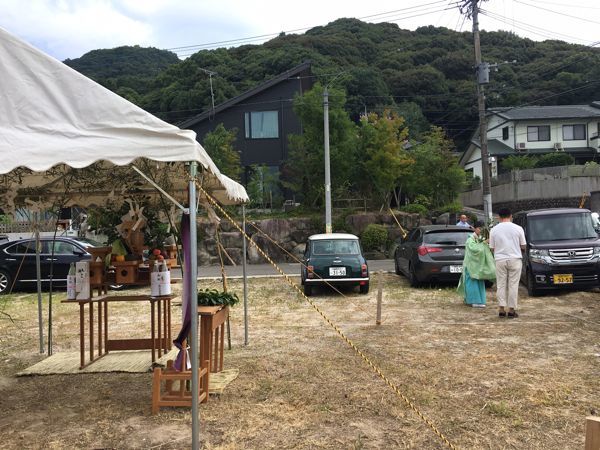 「観世音寺の家　2017」の地鎮祭でした☆_e0029115_16165120.jpg