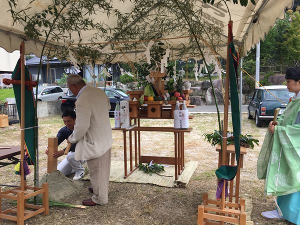 「観世音寺の家 2017」の地鎮祭でした☆_e0029115_16234911.jpg