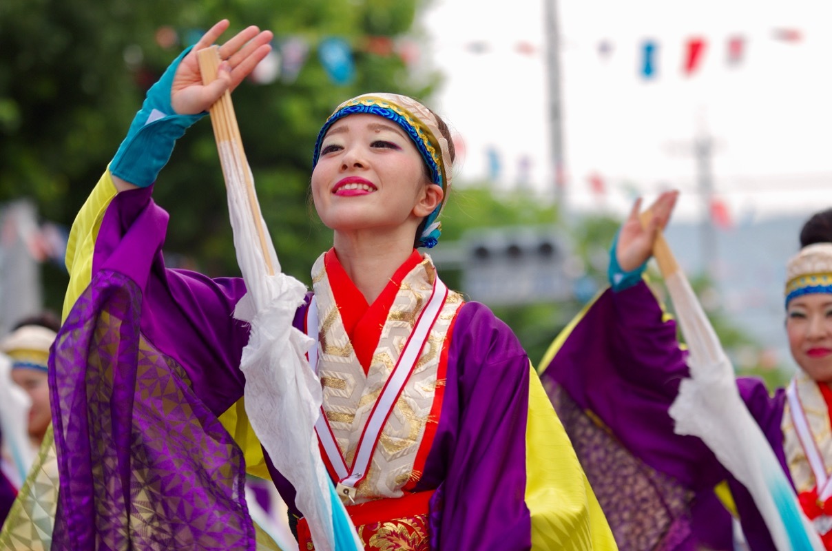 ２０１７高知よさこい祭り本番２日目その２７（旭食品）_a0009554_00200523.jpg