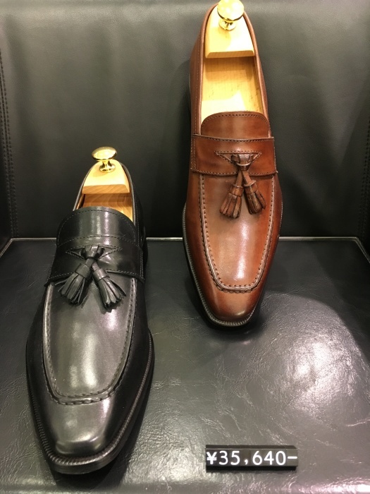 紳士靴売場今季はタッセルローファーが多めでしょうか_b0226322_11215894.jpg