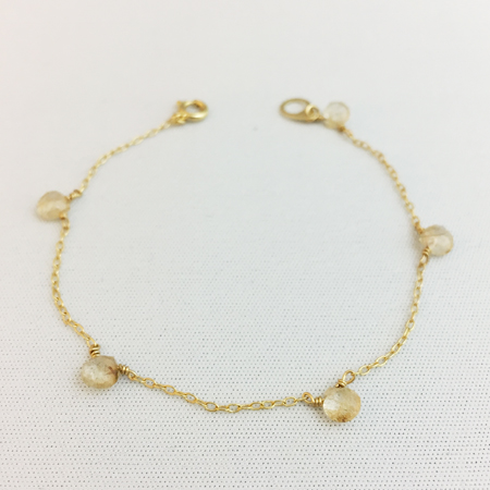 ルチルクオーツ チェーンブレスレット (4279)_e0104046_3454188.jpg