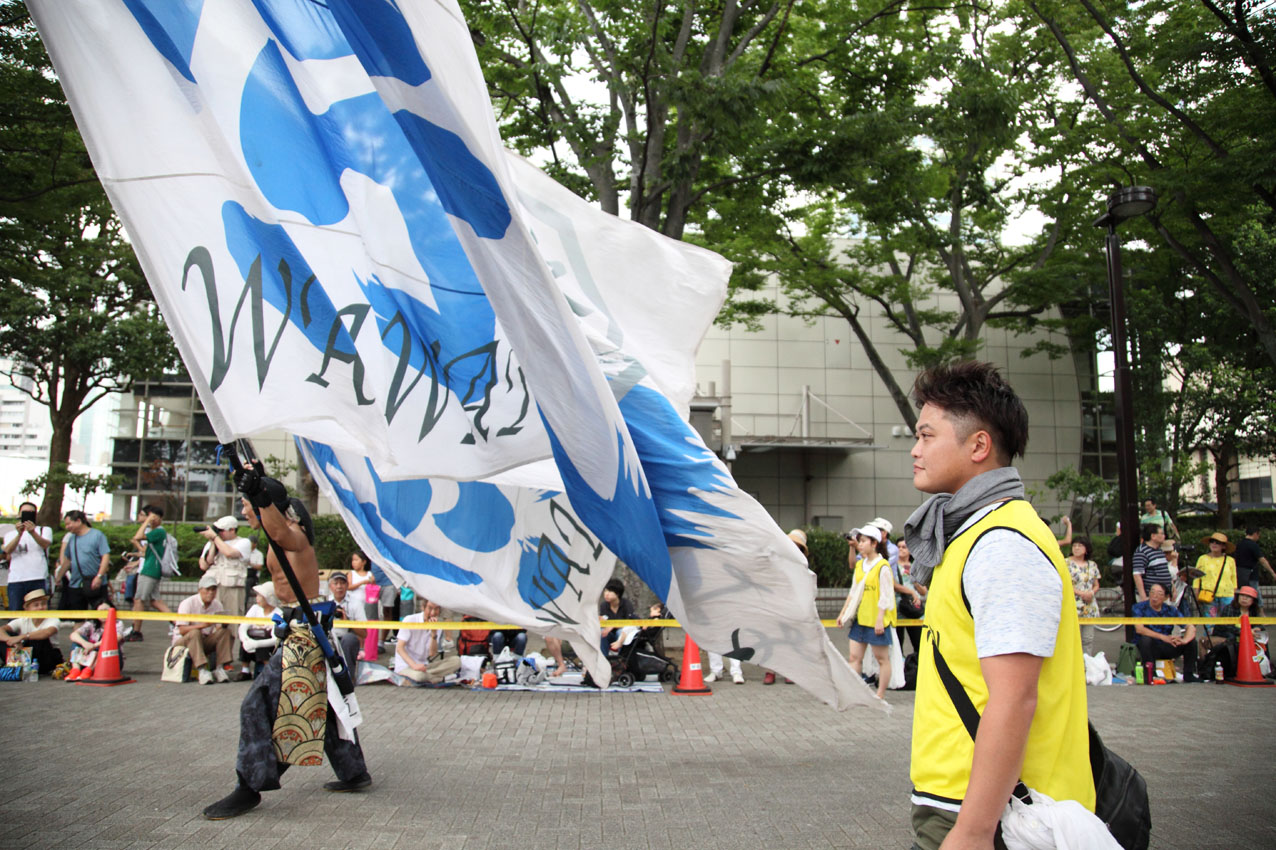 原宿表参道元氣祭スーパーよさこい2017【13】_c0299360_3175934.jpg