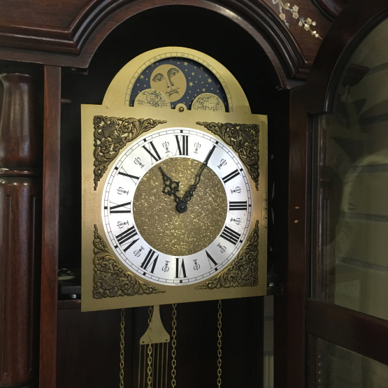 大型置き時計 ホールクロックの修理 トライフル 西荻窪 時計修理とアンティーク時計の店