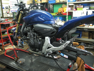 CB600F ホーネット車検整備_e0114857_8511090.jpg