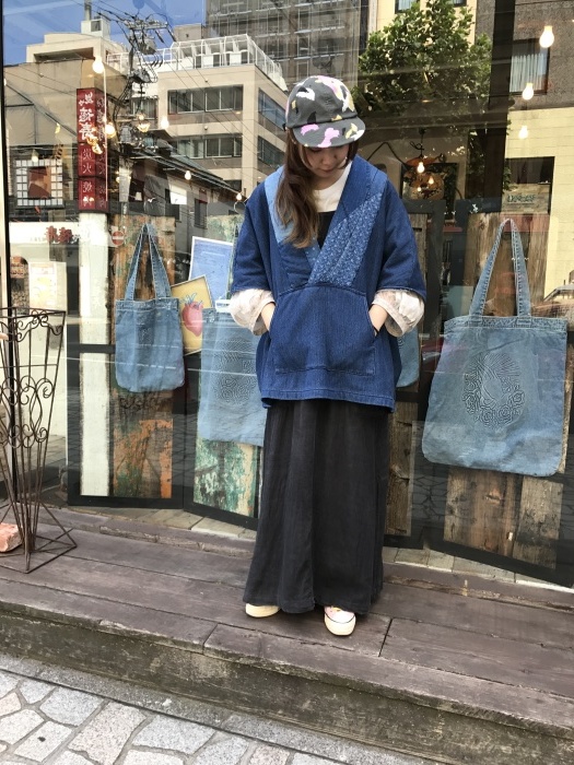 IDG裏毛バハ作務衣プルオーバー(ポジャギリメイク) : SAPPORO STAFF BLOG