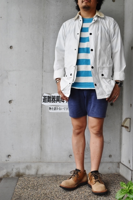 縁起の好い「紅白」その中でも「白」。。。Barbour・限定 OVERDYED BEDAIL SL・其の②_d0152280_19585101.jpg