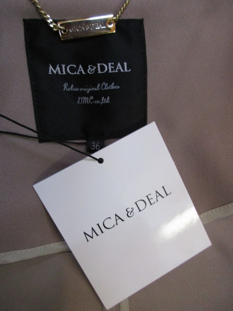 マイカ アンド ディール / MICA＆DEAL  side slit dress trench　☆_e0076692_18490817.jpg