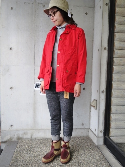 縁起の好い「紅白」その中でも「赤」。。。Barbour・限定 OVERDYED BEDAIL SL・其の①_d0152280_13513679.jpg