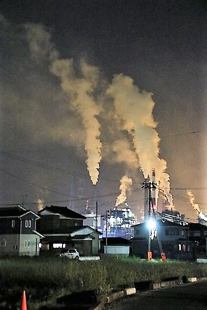 藤田八束の鉄道写真＠石巻の東日本大震災からの復興、日本製紙の夜景・力強い復興_d0181492_23233689.jpg