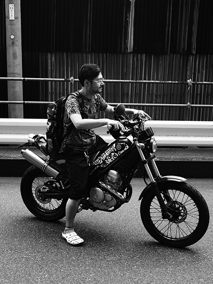 岩立 伸之 & YAMAHA Tricker(2017.07.16)_f0203027_14290429.jpg