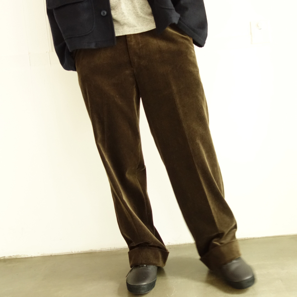 AURALEE 18SS EXHIBITION &  Washed Corduroy Wide Slacks_f0226045_14004444.jpg