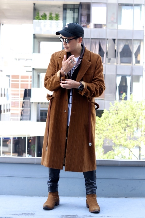 The Letters : Corduroy Chesterfield Coat : BIRTH DAY