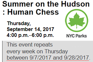 毎週木曜、NYで無料の「人間チェス」(Human Chess)開催中_b0007805_2124071.jpg