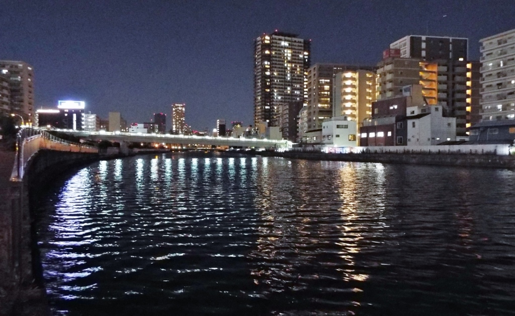 大阪の街風景 夜の大正駅 浜千鳥写真館