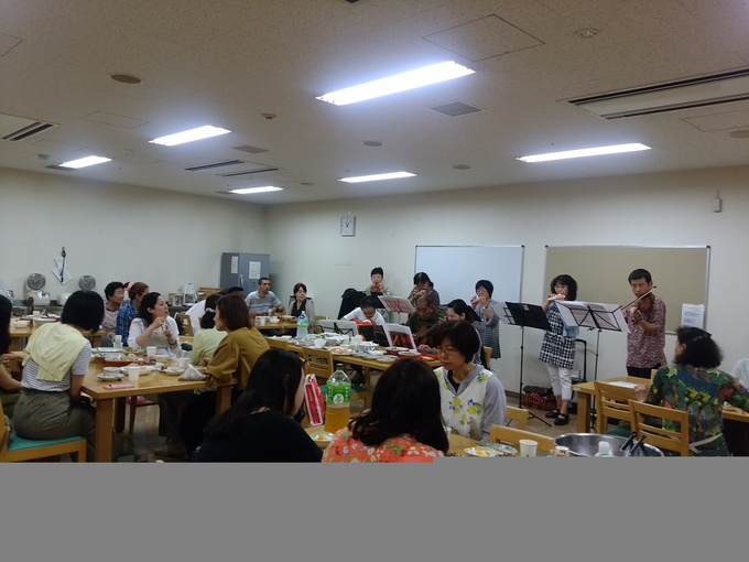 火曜日朝教室 カレーパーティー_e0175020_21291655.jpg