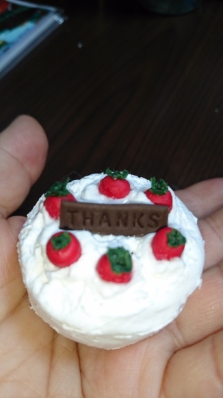 手のひらサイズのホールケーキです 粘土ですが ケイミーblog