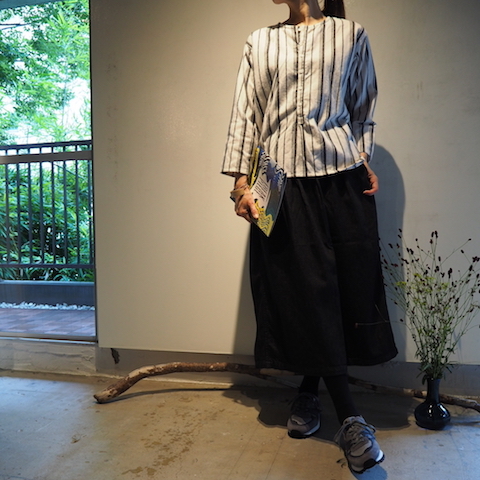 プルオーバーのネルシャツ　ARTE POVERA_d0364239_16593677.jpg