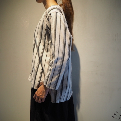 プルオーバーのネルシャツ　ARTE POVERA_d0364239_17252167.jpg