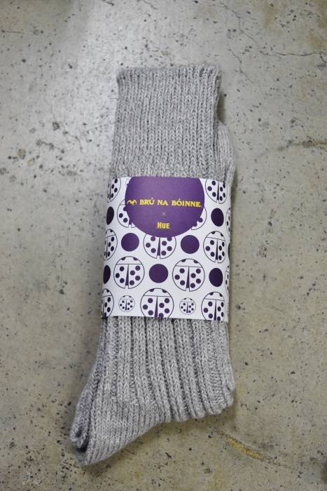 BRU NA BOINNE × HUE ローゲージSOX (SILK混)!★!_d0152280_10050448.jpg