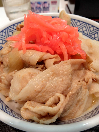 【はしご定期券 4回目】吉野家 豚丼 並【前菜】_d0188613_11315647.jpg