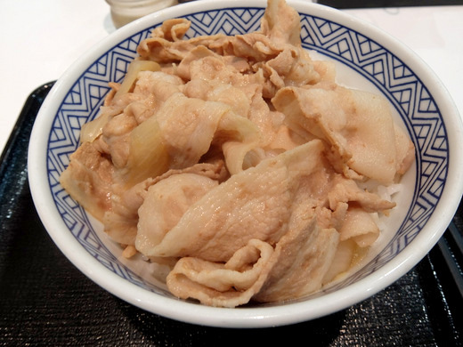 【はしご定期券 4回目】吉野家 豚丼 並【前菜】_d0188613_11332962.jpg