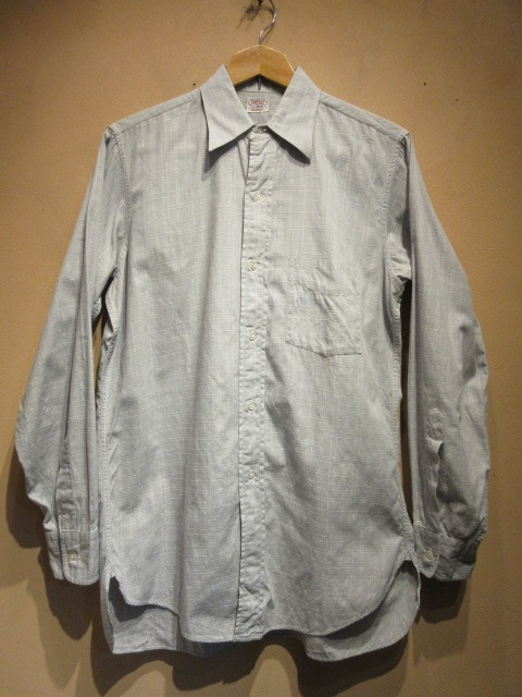 50s ドレスシャツ マチ付き 織柄 14 1 2 福生古着屋 Space Of Time Men S Women S Used Clothing