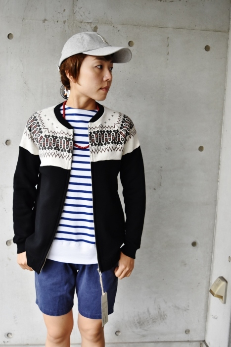 お手頃・FULL COUNT 。。。NATIVE柄 SWEAT ZIP JACKET!★!_d0152280_20510174.jpg