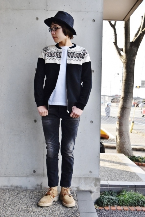 お手頃・FULL COUNT 。。。NATIVE柄 SWEAT ZIP JACKET!★!_d0152280_20560998.jpg