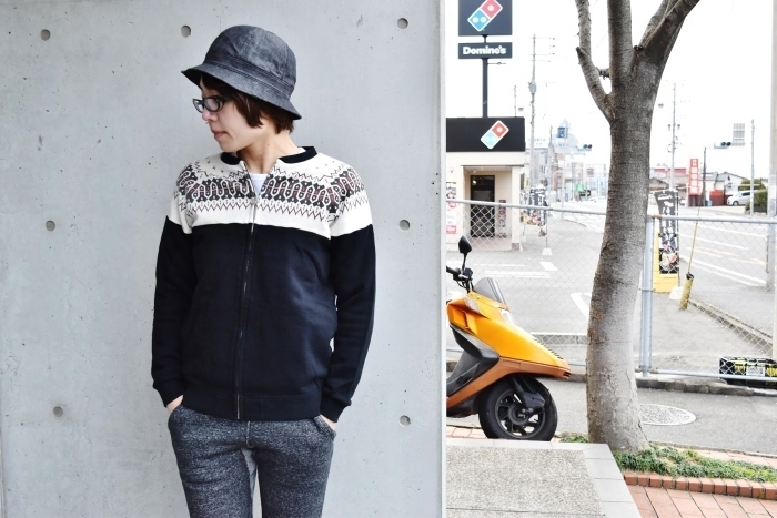 お手頃・FULL COUNT 。。。NATIVE柄 SWEAT ZIP JACKET!★!_d0152280_20563114.jpg