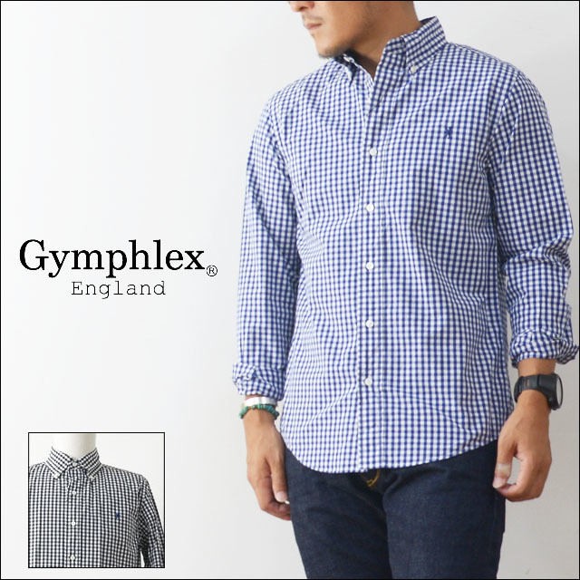 Gymphlex [ジムフレックス] GINGHAM CHECK LS SHIRTS [J-0643GSC] 長袖チェックボタンダウンシャツ MEN\'S _f0051306_17051189.jpg