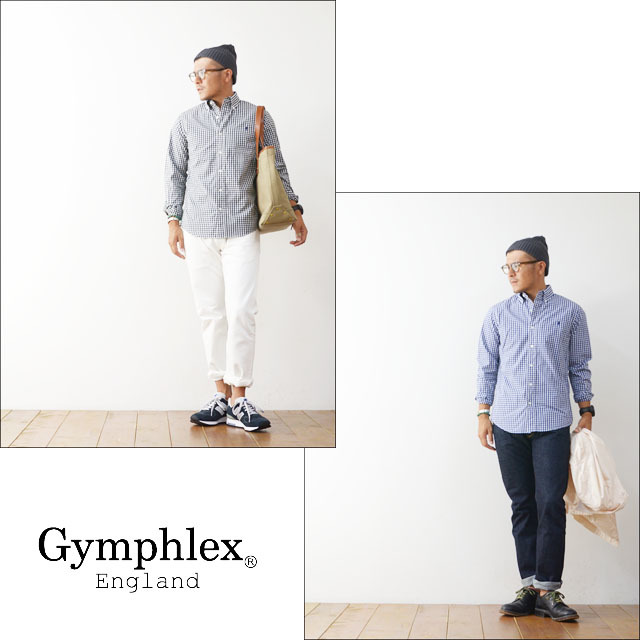 Gymphlex [ジムフレックス] GINGHAM CHECK LS SHIRTS [J-0643GSC] 長袖チェックボタンダウンシャツ MEN\'S _f0051306_17052078.jpg