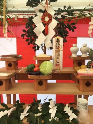 「農園と野菜動線のある糸島の家」の地鎮祭でした☆_e0029115_14555512.jpg