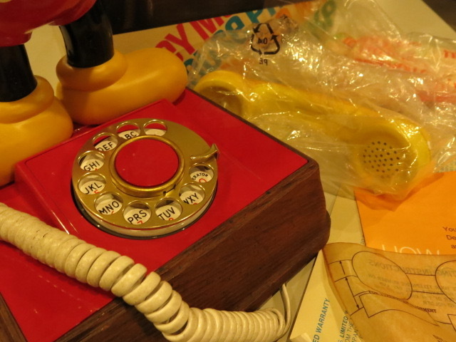 \"1960\'s DEAD STOCK MICKEY TELEPHONE\"ってこんなこと。_c0140560_15021217.jpg