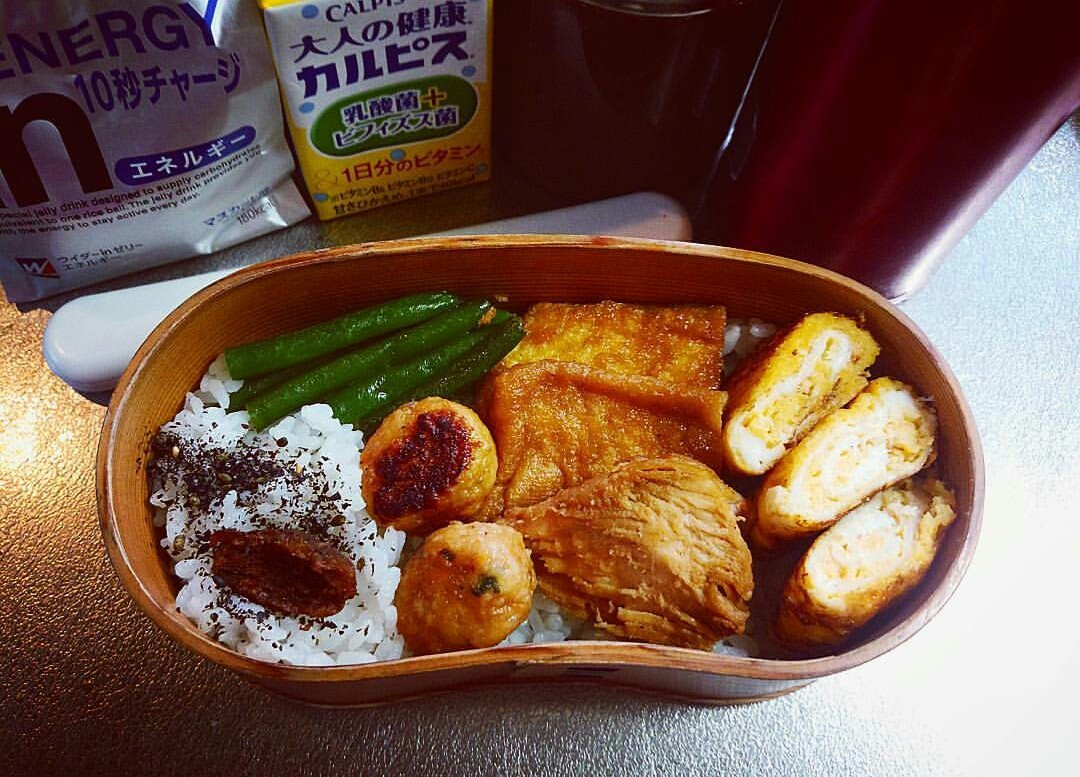 お揚げの含め煮のお弁当…_f0234187_10524240.jpg