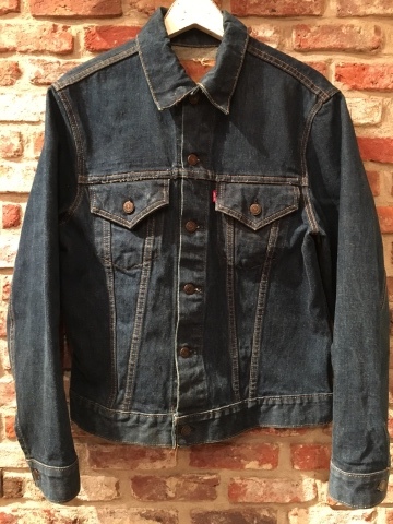 Late 1960s \" LEVI\'S \" BIG-E 70505 DENIM TRUCKER JACKET - Rigid condition - ._d0172088_19090181.jpg