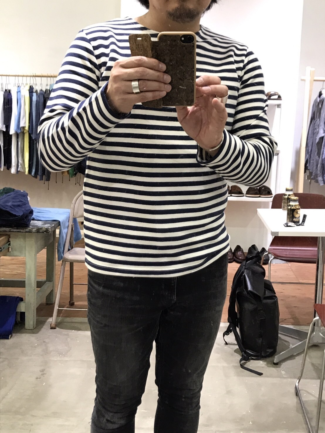 嬉しい限定的な再入荷★ Glacon (MADE in France) ・・・ WIDE SOLID 3/4 TEE_d0152280_21544794.jpg
