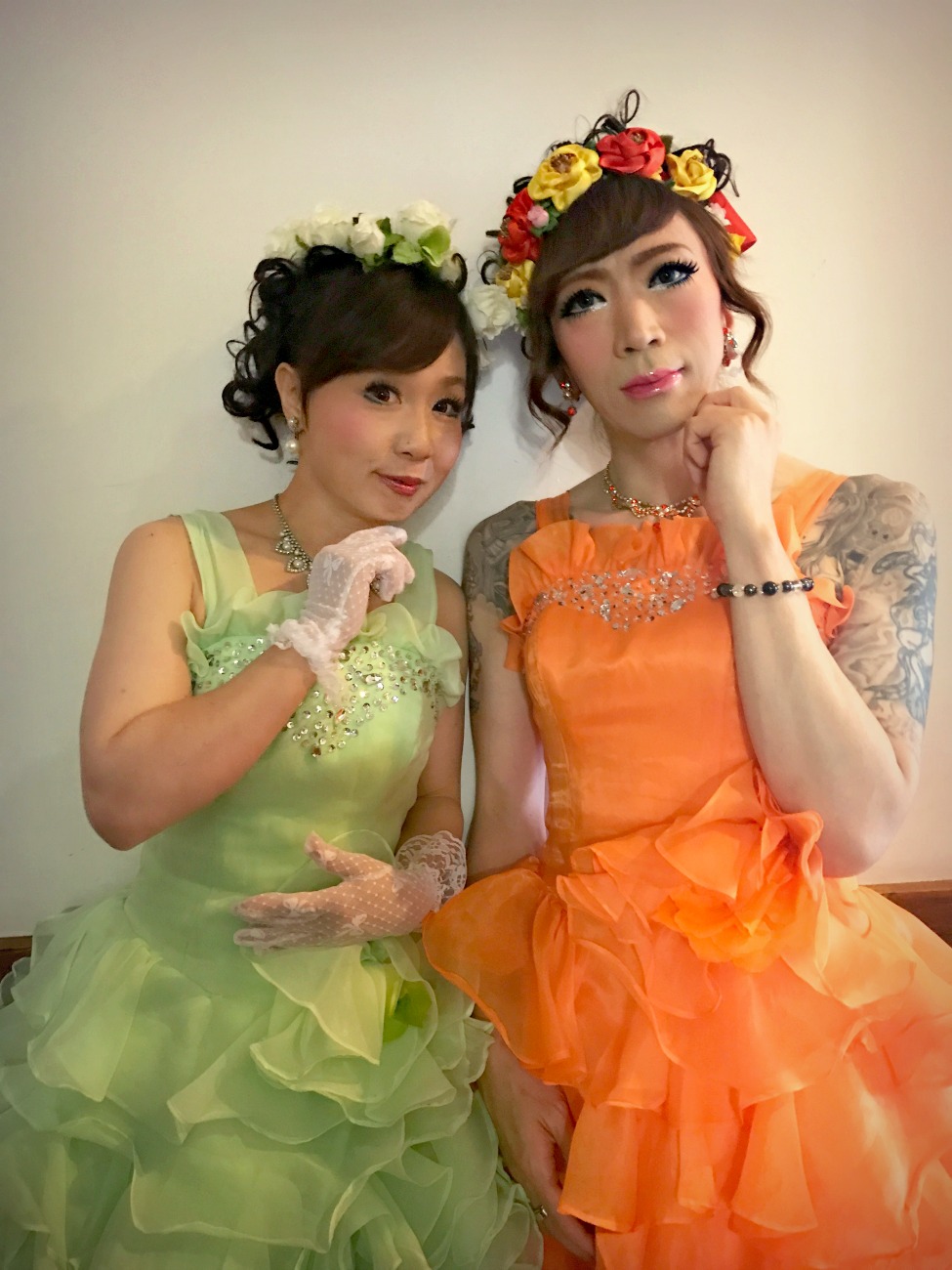 17 9 18 函館 衣装館 ドレス Hair Garage Street かまぼこのひとり言