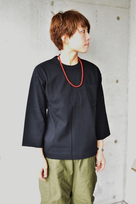 嬉しい限定的な再入荷★ Glacon (MADE in France) ・・・ WIDE SOLID 3/4 TEE_d0152280_12334021.jpg