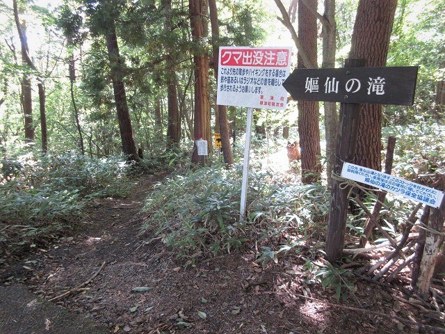 草津町　老女の血が流れているような嫗仙の滝　　　　　Osen falls in Kusatsu, Gunma_f0308721_22582727.jpg