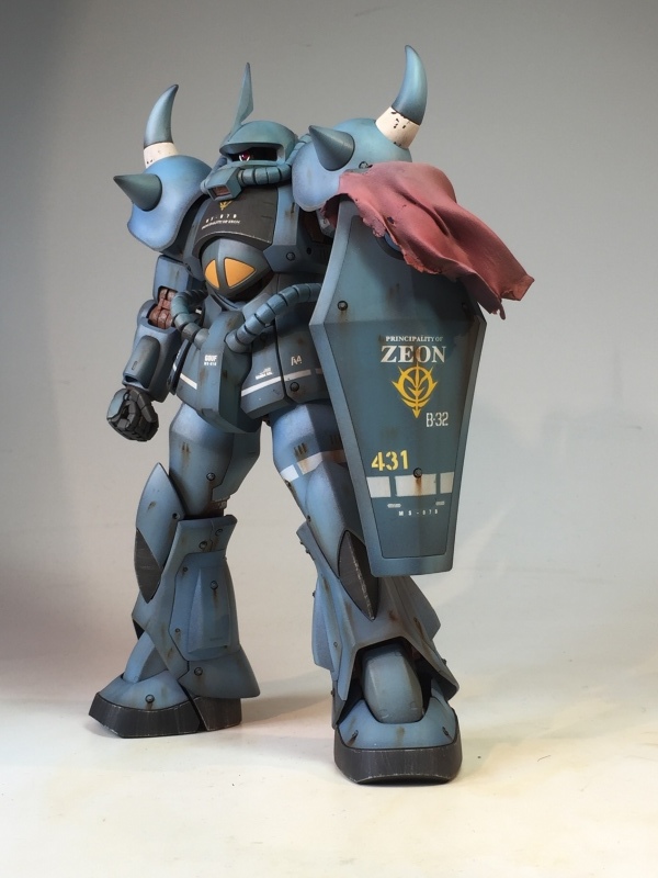 HY2M グフ MS-07B ジャブロー降下作戦カラー塗装 HY2M グフ 1/60 MS-07B ジャブロー降下作戦カラー塗装 HY2M グフ MS