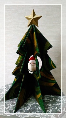 和の素材でクリスマスツリー♪_e0276388_00104633.jpg