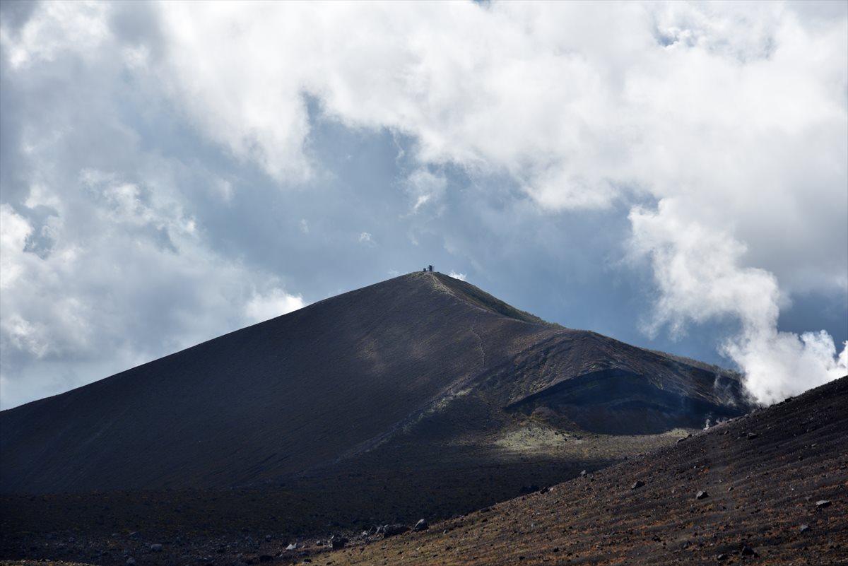 秋色の樽前山～久しぶりの親子登山　2017.9.24_a0145819_21393813.jpg