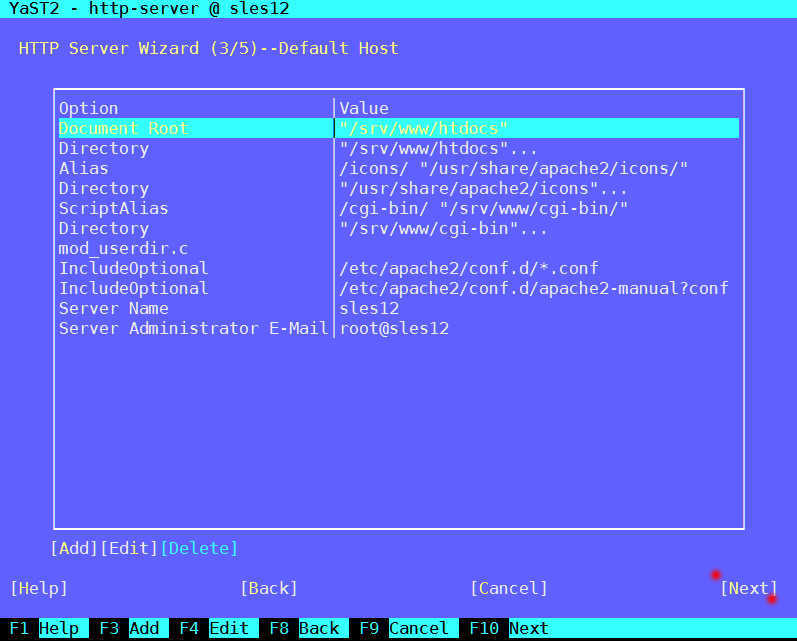 SUSE Linux (SLES12) で apache2 HTTPサーバー と PHP スクリプトのインストール_a0056607_12403854.jpg