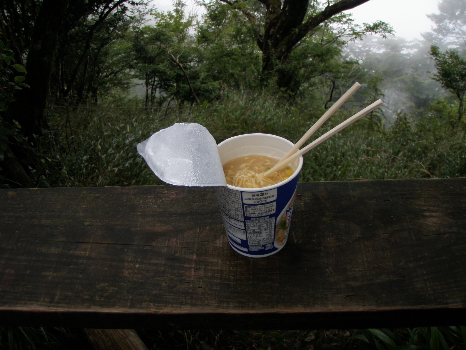 大山での食事_b0199487_19030288.jpg
