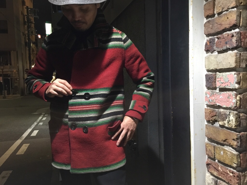 神戸店9/27(水)冬ヴィンテージ入荷! #7 1930\'s Blanket Coat!Sweater,Wool Shirt!!!_c0078587_16053708.jpg