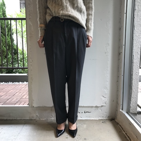 PUTTYカラーのシェットランド・ウール・セーター_d0364239_20195356.jpg