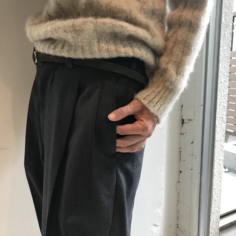 PUTTYカラーのシェットランド・ウール・セーター_d0364239_20202168.jpg