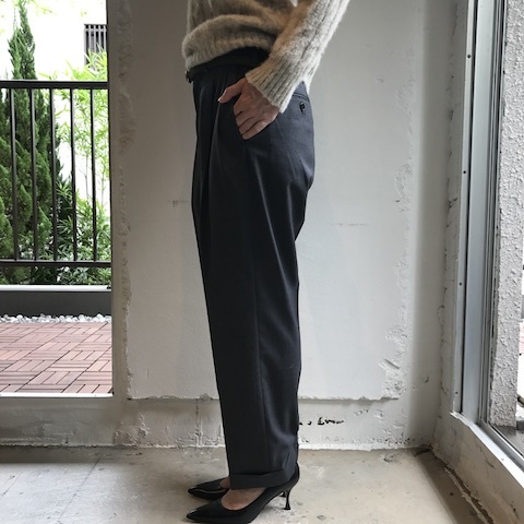 PUTTYカラーのシェットランド・ウール・セーター_d0364239_20205158.jpg