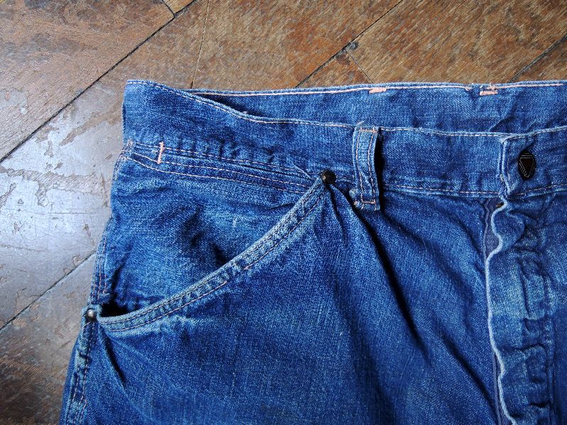 60S WASHINGTON DEE CEE DENIM PAINTER PANTS--RECOMMEND