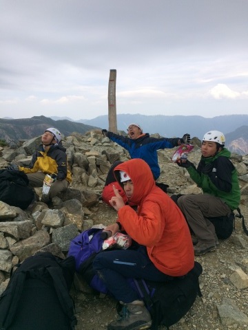 一年生縦走　燕～立山_d0237801_11573693.jpg